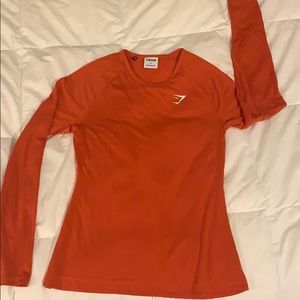 Gym shark training long sleeve top